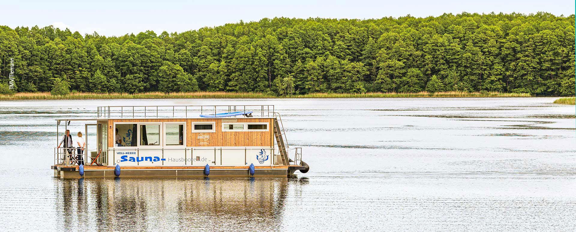 Unser Sauna-Hausboot